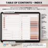 Digital Notebook V2 Landscape Yume Noto NozomuNoto Japanese Multipurpose Minimalist ADHD Bullet Journal Hyperlinked PDF Goodnotes Notability Android Tablet iPad Student Study Teacher Travel Cornell Grid Lines Dotted Template Noteshelf Samsung Xodo