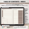 Digital Notebook V2 Landscape Yume Noto NozomuNoto Japanese Multipurpose Minimalist ADHD Bullet Journal Hyperlinked PDF Goodnotes Notability Android Tablet iPad Student Study Teacher Travel Cornell Grid Lines Dotted Template Noteshelf Samsung Xodo