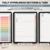 Digital Notebook V2 Yume Noto NozomuNoto Japanese Multipurpose Minimalist ADHD Bullet Journal Hyperlinked PDF Goodnotes Notability Android Tablet iPad Student Study Teacher Travel Cornell Grid Lines Dotted Template Noteshelf Noteful Kilonotes Collanote Zoomnotes Samsung Xodo