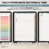 Digital Notebook V2 Portrait - Light Garden — product preview