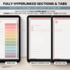 Digital Notebook V2 Landscape Yume Noto NozomuNoto Japanese Multipurpose Minimalist ADHD Bullet Journal Hyperlinked PDF Goodnotes Notability Android Tablet iPad Student Study Teacher Travel Cornell Grid Lines Dotted Template Noteshelf Samsung Xodo