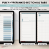 Digital Notebook V2 Landscape Yume Noto NozomuNoto Japanese Multipurpose Minimalist ADHD Bullet Journal Hyperlinked PDF Goodnotes Notability Android Tablet iPad Student Study Teacher Travel Cornell Grid Lines Dotted Template Noteshelf Samsung Xodo