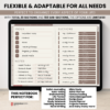 Digital Notebook V2 Landscape Yume Noto NozomuNoto Japanese Multipurpose Minimalist ADHD Bullet Journal Hyperlinked PDF Goodnotes Notability Android Tablet iPad Student Study Teacher Travel Cornell Grid Lines Dotted Template Noteshelf Samsung Xodo