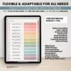 Digital Notebook V2 Portrait - Light Garden — product preview