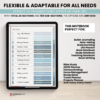 Digital Notebook V2 Yume Noto NozomuNoto Japanese Multipurpose Minimalist ADHD Bullet Journal Hyperlinked PDF Goodnotes Notability Android Tablet iPad Student Study Teacher Travel Cornell Grid Lines Dotted Template Noteshelf Noteful Kilonotes Collanote Zoomnotes Samsung Xodo