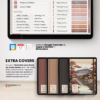 Digital Notebook V2 Landscape Yume Noto NozomuNoto Japanese Multipurpose Minimalist ADHD Bullet Journal Hyperlinked PDF Goodnotes Notability Android Tablet iPad Student Study Teacher Travel Cornell Grid Lines Dotted Template Noteshelf Samsung Xodo