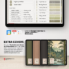 Digital Notebook V2 Landscape Yume Noto NozomuNoto Japanese Multipurpose Minimalist ADHD Bullet Journal Hyperlinked PDF Goodnotes Notability Android Tablet iPad Student Study Teacher Travel Cornell Grid Lines Dotted Template Noteshelf Samsung Xodo