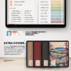 Digital Notebook V2 Landscape Yume Noto NozomuNoto Japanese Multipurpose Minimalist ADHD Bullet Journal Hyperlinked PDF Goodnotes Notability Android Tablet iPad Student Study Teacher Travel Cornell Grid Lines Dotted Template Noteshelf Samsung Xodo