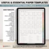 Digital Notebook V2 Portrait - Light Garden — product preview
