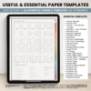 Digital Notebook V2 Yume Noto NozomuNoto Japanese Multipurpose Minimalist ADHD Bullet Journal Hyperlinked PDF Goodnotes Notability Android Tablet iPad Student Study Teacher Travel Cornell Grid Lines Dotted Template Noteshelf Noteful Kilonotes Collanote Zoomnotes Samsung Xodo