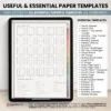 Digital Notebook V2 Portrait - Light Garden — product preview