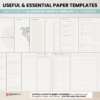 Digital Notebook V2 Landscape Yume Noto NozomuNoto Japanese Multipurpose Minimalist ADHD Bullet Journal Hyperlinked PDF Goodnotes Notability Android Tablet iPad Student Study Teacher Travel Cornell Grid Lines Dotted Template Noteshelf Samsung Xodo