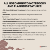 Dated Academic 2025 2026 Digital Planner Yume Techo NozomuNoto Notebook Daily Weekly Monthly Calendar Japanese Multipurpose Minimalist ADHD Bullet Journal Hyperlinked PDF Goodnotes Notability Landscape Android iPad Student Noteshelf Samsung Hobonichi Noteful Penly Kilonotes Collanote Zoomnotes