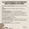 Dated Academic 2025 2026 Digital Planner Yume Techo NozomuNoto Notebook Daily Weekly Monthly Calendar Japanese Multipurpose Minimalist ADHD Bullet Journal Hyperlinked PDF Goodnotes Notability Landscape Android iPad Student Noteshelf Samsung Hobonichi Noteful Penly Kilonotes Collanote Zoomnotes