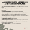 Dated Academic 2025 2026 Digital Planner Yume Techo NozomuNoto Notebook Daily Weekly Monthly Calendar Japanese Multipurpose Minimalist ADHD Bullet Journal Hyperlinked PDF Goodnotes Notability Landscape Android iPad Student Noteshelf Samsung Hobonichi Noteful Penly Kilonotes Collanote Zoomnotes