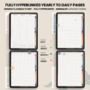 Dated Academic 2025 2026 Digital Planner Yume Techo NozomuNoto Notebook Daily Weekly Monthly Calendar Japanese Multipurpose Minimalist ADHD Bullet Journal Hyperlinked PDF Goodnotes Notability Portrait Android iPad Student Noteshelf Samsung Notes Hobonichi Noteful Penly Kilonotes Collanote Zoomnotes Samsung Notes Xodo