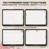 Dated Academic 2025 2026 Digital Planner Yume Techo NozomuNoto Notebook Daily Weekly Monthly Calendar Japanese Multipurpose Minimalist ADHD Bullet Journal Hyperlinked PDF Goodnotes Notability Landscape Android iPad Student Noteshelf Samsung Hobonichi Noteful Penly Kilonotes Collanote Zoomnotes