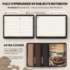 Dated Academic 2025 2026 Digital Planner Yume Techo NozomuNoto Notebook Daily Weekly Monthly Calendar Japanese Multipurpose Minimalist ADHD Bullet Journal Hyperlinked PDF Goodnotes Notability Landscape Android iPad Student Noteshelf Samsung Hobonichi Noteful Penly Kilonotes Collanote Zoomnotes
