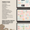 Dated Academic 2025 2026 Digital Planner Yume Techo NozomuNoto Notebook Daily Weekly Monthly Calendar Japanese Multipurpose Minimalist ADHD Bullet Journal Hyperlinked PDF Goodnotes Notability Landscape Android iPad Student Noteshelf Samsung Hobonichi Noteful Penly Kilonotes Collanote Zoomnotes