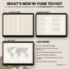 Dated Academic 2025 2026 Digital Planner Yume Techo NozomuNoto Notebook Daily Weekly Monthly Calendar Japanese Multipurpose Minimalist ADHD Bullet Journal Hyperlinked PDF Goodnotes Notability Landscape Android iPad Student Noteshelf Samsung Hobonichi Noteful Penly Kilonotes Collanote Zoomnotes