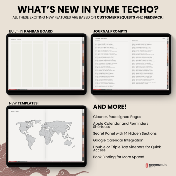 Yume Techo Academic 25-26 Landscape - Autumn