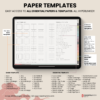 Dated Academic 2025 2026 Digital Planner Yume Techo NozomuNoto Notebook Daily Weekly Monthly Calendar Japanese Multipurpose Minimalist ADHD Bullet Journal Hyperlinked PDF Goodnotes Notability Landscape Android iPad Student Noteshelf Samsung Hobonichi Noteful Penly Kilonotes Collanote Zoomnotes
