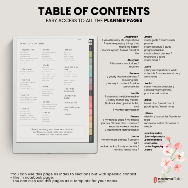 Yume Techo Academic 2025-2026 Portrait E-Reader Edition