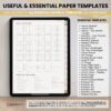 7 paper Digital Notebook V2 Yume Noto NozomuNoto Japanese Multipurpose Minimalist ADHD Bullet Journal Hyperlinked PDF Goodnotes Notability Android Tablet iPad Student Study Teacher Work Home Bible Travel Cornell Grid Lines Dotted Template Noteshelf Noteful Penly Kilonotes Collanote Zoomnotes Samsung Notes Xodo