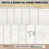 8 paper Digital Notebook V2 Yume Noto NozomuNoto Japanese Multipurpose Minimalist ADHD Bullet Journal Hyperlinked PDF Goodnotes Notability Android Tablet iPad Student Study Teacher Work Home Bible Travel Cornell Grid Lines Dotted Template Noteshelf Noteful Penly Kilonotes Collanote Zoomnotes Samsung Notes Xodo