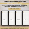 9 Format Digital Notebook V2 Yume Noto NozomuNoto Japanese Multipurpose Minimalist ADHD Bullet Journal Hyperlinked PDF Goodnotes Notability Android Tablet iPad Student Study Teacher Work Home Bible Travel Cornell Grid Lines Dotted Template Noteshelf Noteful Penly Kilonotes Collanote Zoomnotes Samsung Notes Xodo