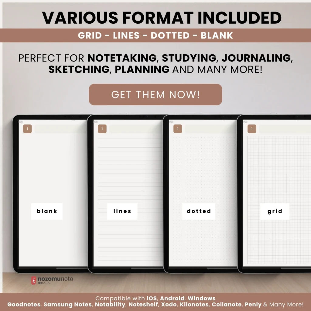 Yume Noto V3 Portrait Kraft Edition notebook format guide preview.