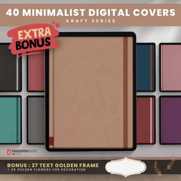 Digital Notebook V2 Yume Noto NozomuNoto Japanese Multipurpose Minimalist ADHD Bullet Journal Hyperlinked PDF Goodnotes Notability Android Tablet iPad Student Study Teacher Work Home Bible Travel Cornell Grid Lines Dotted Template Noteshelf Noteful Penly Kilonotes Collanote Zoomnotes Samsung Notes Xodo