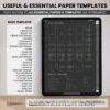 Digital Notebook V2 Yume Noto NozomuNoto Japanese Multipurpose Minimalist ADHD Bullet Journal Hyperlinked PDF Goodnotes Notability Android Tablet iPad Student Study Teacher Work Home Bible Travel Cornell Grid Lines Dotted Template Noteshelf Noteful Penly Kilonotes Collanote Zoomnotes Samsung Notes Xodo
