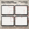 3. Hyperlinked pages Undated Digital Planner Yume Techo NozomuNoto Notebook Daily Weekly Monthly Calendar Japanese Multipurpose Minimalist ADHD Bullet Journal Hyperlinked PDF Goodnotes Notability Landscape Android iPad Student Study Noteshelf Samsung Notes Hobonichi Noteful Penly Kilonotes Collanote Zoomnotes