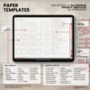 9. Paper Templates 2026 Digital Planner Yume Techo NozomuNoto Notebook Daily Weekly Monthly Calendar Japanese Multipurpose Minimalist ADHD Bullet Journal Hyperlinked PDF Goodnotes Notability Landscape Android iPad Student Study Noteshelf Samsung Notes Hobonichi Noteful Penly Kilonotes Collanote Zoomnotes