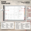 9. Paper Templates Yume Techo 2026 Landscape E-Reader Edition