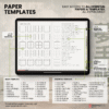 9. Paper Templates 2026 Digital Planner Yume Techo NozomuNoto Notebook Daily Weekly Monthly Calendar Japanese Multipurpose Minimalist ADHD Bullet Journal Hyperlinked PDF Goodnotes Notability Landscape Android iPad Student Study Noteshelf Samsung Notes Hobonichi Noteful Penly Kilonotes Collanote Zoomnotes