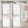 3. Hyperlinked pages 2026 Digital Planner Yume Techo Remarkable 2 Paper Pro Onyx Boox Supernote Bigme Kindle Scribe NozomuNoto Notebook Daily Weekly Monthly Calendar Japanese Multipurpose Minimalist ADHD Bullet Journal Hyperlinked PDF Student Study Hobonichi Noteful Penly Kilonotes Collanote Zoomnotes