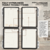 3. Hyperlinked pages Undated Digital Planner Yume Techo NozomuNoto Notebook Daily Weekly Monthly Calendar Japanese Multipurpose Minimalist ADHD Bullet Journal Hyperlinked PDF Goodnotes Notability Portrait Android iPad Student Study Noteshelf Samsung Notes Hobonichi Noteful Penly Kilonotes Collanote Zoomnotes