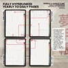 3. Hyperlinked pages Yume Techo Undated Portrait - Light Garden — product preview