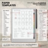 8. Paper Templates 2026 Digital Planner Yume Techo Remarkable 2 Paper Pro Onyx Boox Supernote Bigme Kindle Scribe NozomuNoto Notebook Daily Weekly Monthly Calendar Japanese Multipurpose Minimalist ADHD Bullet Journal Hyperlinked PDF Student Study Hobonichi Noteful Penly Kilonotes Collanote Zoomnotes