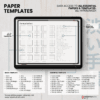 10. Paper Templates Dated 2026 Digital Planner Shibui Techo NozomuNoto Notebook Weekly Monthly Calendar Japanese Multipurpose Minimalist ADHD Bullet Journal Hyperlinked PDF Goodnotes Notability Landscape Android iPad Student Study Noteshelf Samsung Notes Xodo