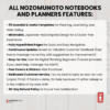 14. features Dated 2026 Digital Planner Shibui Techo NozomuNoto Notebook Weekly Monthly Calendar Japanese Multipurpose Minimalist ADHD Bullet Journal Hyperlinked PDF Goodnotes Notability Landscape Android iPad Student Study Noteshelf Samsung Notes Xodo