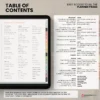 10. Table of contents Yume Techo Academic 26-27 Landscape - Garden + All Colors — product preview
