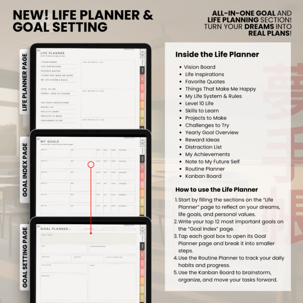 11. Life Planner Yume Techo Academic 26-27 Portrait - Garden + All Colors