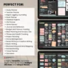 Yume Techo Academic 26-27 Landscape - Dark Garden + All Colors — product preview