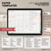 13. Paper Templates Dated Academic 2026 2027 Digital Planner Yume Techo NozomuNoto Notebook Daily Weekly Monthly Calendar Japanese Multipurpose Minimalist ADHD Bullet Journal Hyperlinked PDF Goodnotes Notability Landscape Android iPad Student Noteshelf Samsung Hobonichi Noteful Penly Kilonotes Collanote Zoomnotes Noteful Starnote Samsung