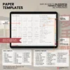13. Paper Templates Yume Techo Academic 26-27 Landscape - Garden + All Colors — product preview