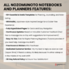 15. NozomuNoto Dated Academic 2026 2027 Digital Planner Yume Techo NozomuNoto Notebook Daily Weekly Monthly Calendar Japanese Multipurpose Minimalist ADHD Bullet Journal Hyperlinked PDF Goodnotes Notability Landscape Android iPad Student Noteshelf Samsung Hobonichi Noteful Penly Kilonotes Collanote Zoomnotes Noteful Starnote Samsung