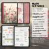 2.Main Features Yume Techo Academic 26-27 Portrait - Garden + All Colors